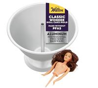 Wilton Wonder Mould Doll Cake Tin Set, Aluminium, 20.3 cm Dia x 12.7 cm (8 in. Dia. x 5 in.) Silver 2105-565