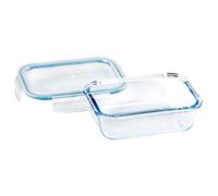 Wiltshire 600ml Rectangular Glass Storage Container (No dividers), 48155