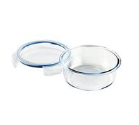 WILTSHIRE 950ml Round Glass Storage Container (No dividers)