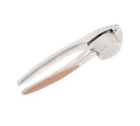 Wiltshire Colour Rush Garlic Press, Chrome Plated, Anti-Slip Soft Grip Handle, Kitchen Garlic Crusher, Press, Mincer, Heavy Duty, Strong & Durable, Easy to Use, Mocha, 15.8x3.9x2.8cm