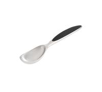 Wiltshire Colour Rush Ice Cream Scoop, Chrome Plated, Anti-Slip Soft Grip, Multi-Functional Gelato Sorbet Spoon & Server, Metal Dessert & Cookie Scoop, Mash Potato & Fruit Baller, Black, 17.5x3.8xcm