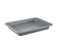 Wiltshire Colour Rush Slice Tin, Shale Grey, PFOA PTFE Free, Robust Brownie Cake Pan, Non-Stick Coating, Rectangular Coated Baking Pie Tin, Cake Mould, Sheet Steel Bakeware, Internal 33x23x4.5cm
