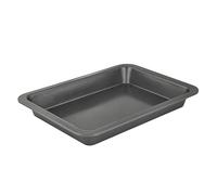 Wiltshire Easybake Large Baking Pan, Non-Stick PFAS Free, Dishwasher Safe, Deep Roasting Oven Tray for Meat & Vegetables, Carbon Steel, Easy Clean, 33x23x4.5cm, Grey