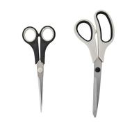 Wiltshire General Purpose Kitchen Scissors Set of 2, Sharp & Safe, for Everyday Use, Comfortable Easy-Grip Handles, Household Cutting Tools for Home and Office Tasks, Shale Grey