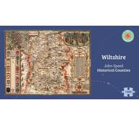 Wiltshire Historical 1610 Map 1000 Piece Puzzle