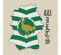 Wiltshire Map & Flag Cross Stitch Kit by Elite Designs