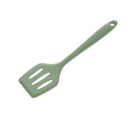 Wiltshire Mini Silicone Slotted Turner, Flipping & Turning Tool, Fish Slice, Cooking & Serving Spatula, Heat-Resistant Utensil, Non-Stick, Non-Scratch, Moss, 21x5.5x2cm