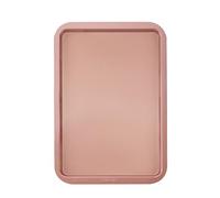 Wiltshire Rose Gold Rectangular Cookie Sheet, PFOA PTFE Free, Robust Baking Tray, Brownie Tray, Non-Stick Coating, Sheet Steel Bakeware, 38.5x27.3x1.7cm