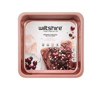 Wiltshire Rose Gold Square Cake Pan, PFOA PTFE Free, Robust Cake Pan