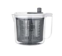 WILTSHIRE Salad Spinner, Jug 2.5L with Measurements, White & Grey