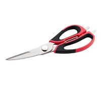 Wiltshire Soft Touch Kitchen Shears, Scissors, Large, Stainless Steel Blade with Comfort Grip Handles, Shears, 22.5x7.5x1.5cm, Red and Black