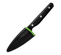 Wiltshire Staysharp Triple Rivet Multi-Purpose Paring Knife 9cm, Stainless Steel Sharp Blade for Chopping Cutting & Slicing, Built-in Sharpener, Slim Scabbard, Ergonomic Triple Rivet Handle