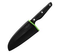 Wiltshire Staysharp Triple Rivet Multi-Purpose Santoku Knife 15cm, Stainless Steel Sharp Blade for Chopping Cutting & Slicing, Built-in Sharpener, Slim Scabbard, Ergonomic Triple Rivet Handle