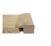 Wiltshire Wood Flooring Supplies L-Section - Solid Oak Threshold - Lacquered - 7mm - 2.4M Length