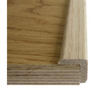 Wiltshire Wood Flooring Supplies Solid Oak Flooring L-Bead 24 X 19mm - 2.4M Lengths - Unfinished