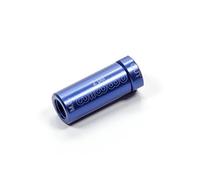 Wilwood Residual Pressure Valve, Compact, 2 lb, 1/8 in NPT Inlet, 1/8 in NPT Outlet, 1.600 in Long, Aluminum, Blue Anodized, Disc Brake, Each