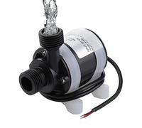 WiMas DC 12V Brushless Submersible Water Pump 800L/H 5M Mini Drive Water Pump, Amphibious Pump with Silicone Bracket for Fish Tank Solar Aquarium Pond Water Circulation