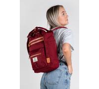 'Wimbledon' 12L Backpack Seventeen London Burgundy One Size