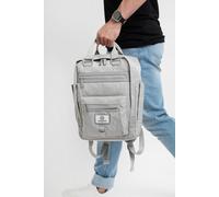 'Wimbledon' 12L Backpack Seventeen London Light Grey One Size