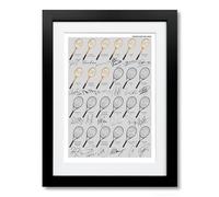 Wimbledon Champions 1964-2025 Winners Signed Poster Print Framed Picture Photo Autograph Gift Andy Murray Novak Djokovic Rafael Nadal Roger Federer Carlos Alcaraz (2025 Champion, A4 Framed & Mounted)
