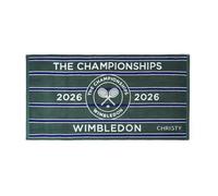 Wimbledon Championship Towel 2026 | Official Players Towel | Quick Dry | 70cm x 133cm | Official 2026 Tennis Championships Merchandise | Green/Purple