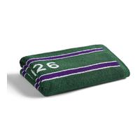 Wimbledon Championship Towel 2026 | Official Players Towel | Quick Dry | 70cm x 133cm | Official 2026 Tennis Championships Merchandise | Green/Purple