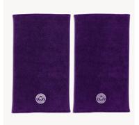 Wimbledon Guest Towels | Pack Of 2 | 40cm x 70cm | Soft Cotton | Official Tennis Championships Merchandise | Classic Colours | Purple