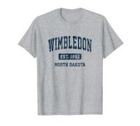 Wimbledon North Dakota ND Vintage Athletic Sports Design T-Shirt