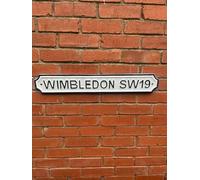 WIMBLEDON SW19 Vintage Style LONDON Road Street Sign SOLID METAL Tennis