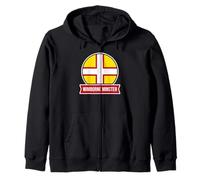 Wimborne Minster - Dorset towns flag design Zip Hoodie
