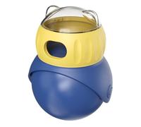 Wimnqie Dog Toy with Treat Ball, Cat Toy with Refillable Food Ball, Food Toy with Adjustable Opening for Interactive Activity and Slow Feeding