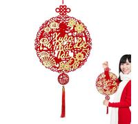 Wimnqie Vietnamese New Year Decoration, Moon New Year Decorations, New Year Decoration With Vietnamese Characters - Spring Festival Decorations, Fan Shaped New Year Home Decoration