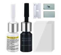 wimony 2PCS Windscreen Repair Kit,Windscreen Cracked Repair Kit,DIY Nano Glass Repair Fluid,Quick Fix Repairing Car Glass Windshield Crack Chips,Car Glass Repair Glue Scratch Chip Repair Kit