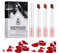 wimony 4 Colors Matte Lipstick Set,Lipstick Sets for Women Long Lasting,Waterproof High Pigmented Velvety Long Lasting Matte Lip Tint,Lipstick Makeup Sets For Women Gifts
