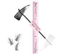 wimony Lash Bond and Seal Cluster Eyelash Lashes Glue for Individual DIY Eyelash Extensions Lasting Strong Hold Waterproof 2 in 1 Mascara Eyelash Extension Glue