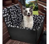 Wimypet 3 in 1 Dog Car Seat-100% Waterproof Dog Booster Seat Covers Pet Car Blanket with Dog Seat Belt-Travel Seat protector Dog Basket for Back Seat Front Seat Dog Seat Cover 68 x 57 x 33 cm