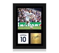 Win FC James Maddison A4 Framed Photo Display - Reproduced Digital Signature - Gift For Tottenham Hotspur Fans