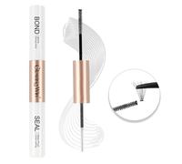 Win Glowing Eyelash Glue 2 in 1 Bond & Seal Lash Adhesive for DIY Cluster Lashes - Strong Hold, Clear, Waterproof