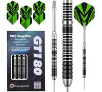 WIN.MAX Darts Tungsten Darts Steel Tip Darts Set (20g, 22g, 23g, 24g, 26g, 28g) - 3PCS Razor Edge Darts Set Professional Darts with Accessories, Including 3 Extra Flights