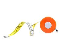 WIN TAPE Cm and Inches to 100ths Executive Diameter Pi Engineer's Tape Measure (Orange, 315cm 124'')