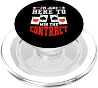 Win The Contract Card Game Design PopSockets PopGrip for MagSafe