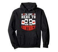 Win The Contract Card Game Design Pullover Hoodie