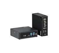 Win11 Pro Mini PC Twin Lake N150(up to 3.6GHz), Micro Pc 4K Triple Display, 8GB DDR5 256GB NVME SSD mini pc Linux, 2*HD/DP/2*RJ45 LAN/WiFi 6/BT5.2, Mini Desktop Computer for Business, School, Office