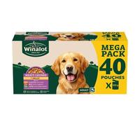 Winalot Adult Dog Food 40 x 100g Meaty Chunks in Jelly Mixed Flavours
