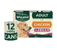 WINALOT Classics Mixed in Jelly Chicken Wet Dog Food Cans 12x400g