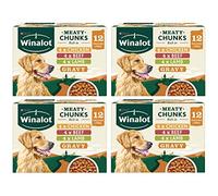Winalot Dog Food Pouches Variety Mixed in Gravy, 12 x 100g(4 boxes, 48 pouches)