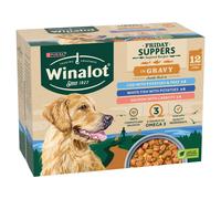 Winalot Friday Suppers Mixed in Gravy Wet Dog Food 12x100g