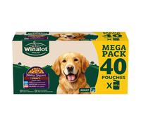 WINALOT Friday Suppers Mixed Variety Fish in Gravy Wet Dog Food Pouches 40x100g