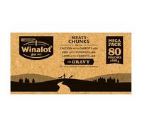 Winalot Meaty Chunks Mixed in Gravy Wet Dog Food 80x100g