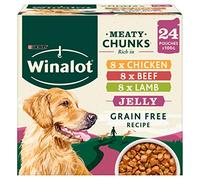 Pack of 24 Winalot Meaty Chunks in Jelly